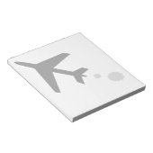 Bloc-note tout avion; tout avion; (Incliné)