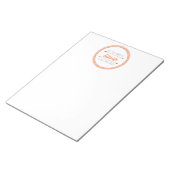 Bloc-note Tout ce dont tu as besoin, c'est d'amour | mangue (Incliné)