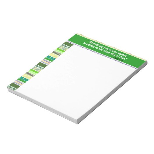 Bloc-note Tout ce que vous avez jamais Recherché, Encouragem (Tourné)