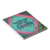 Bloc-note Tout Ce Qui Vous Rend Heureux (Incliné)