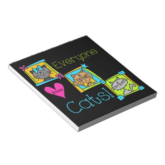 Bloc-note Tout le monde aime les chats (Incliné)