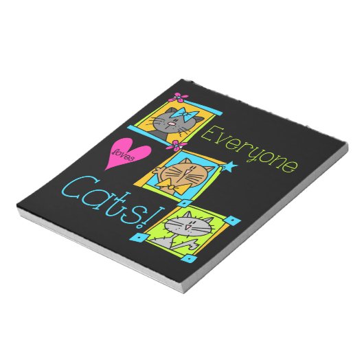 Bloc-note Tout le monde aime les chats (Tourné)