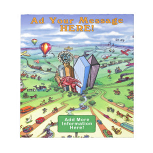 Bloc-note Toutes les routes mènent à Dallas Texas