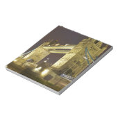 Bloc-note Tower Bridge et la Tamise au crépuscule, Londres, (Tourné)