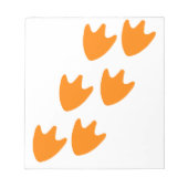 Bloc-note Trace de pattes de canard (Devant)