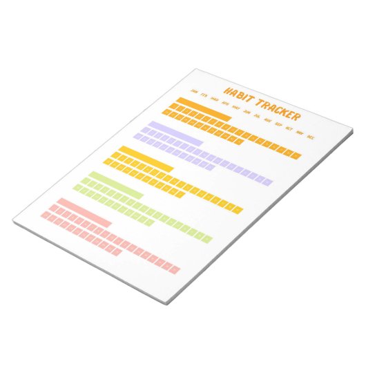 Bloc-note Tracker coloré (Incliné)