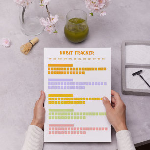 Bloc-note Tracker coloré
