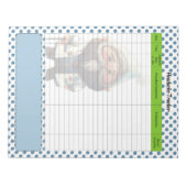 Bloc-note Tracker de mignon docteur Gnome à thème mal de têt (Devant)