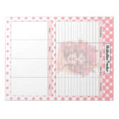 Bloc-note Tracker des médicaments pour le crâne de sucre (Devant)