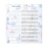 Bloc-note Tracker Habit (Devant)