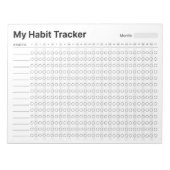 Bloc-note Tracker Habit (Devant)