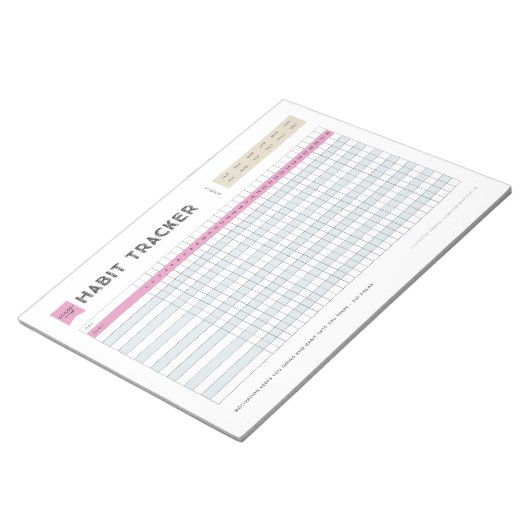 Bloc-note Tracker Habit (Incliné)