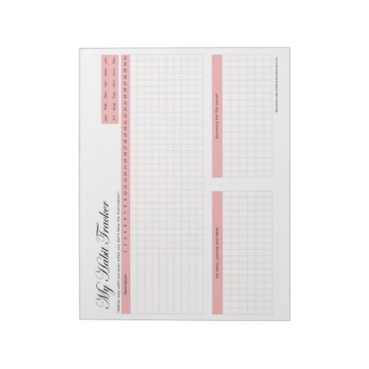 Bloc-note Tracker Habit (Tourné)