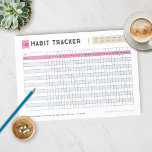 Bloc-note Tracker Habit<br><div class="desc">Suivez vos habitudes mensuelles, hebdomadaires et quotidiennes avec ce traqueur d'habitudes. Utilisez-le pour commencer de nouvelles habitudes saines ou arrêter de mauvaises habitudes. Vous pourrez atteindre vos objectifs en un rien de temps !</div>
