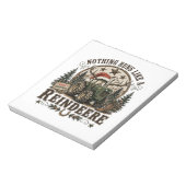 Bloc-note Tracteur de Noël Renne (Tourné)