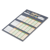 BLOC-NOTE TRACTEUR DE TABLEAU DE BORD HOMESCHOOL 1 (Incliné)