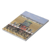 Bloc-note Tracteur tirant une semence de maïs. (Tourné)