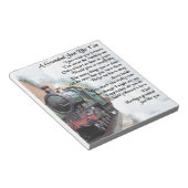 Bloc-note Train - Grand Poème (Incliné)