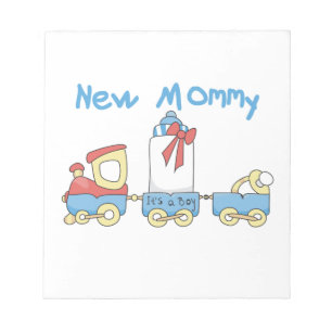 Bloc-note Train New Mommy C'est un petit cadeau
