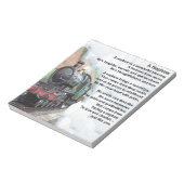 Bloc-note Train - Poème Nephew (Tourné)