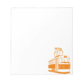Bloc-note Tramway Orange (Devant)