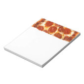 Bloc-note Tranche de pizza pepperoni classique de SlipperyJo (Tourné)