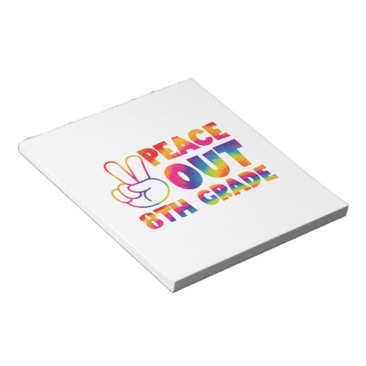 Bloc-note Tranquillité 8e année Teinture Jour Dernier 8e ann (Incliné)