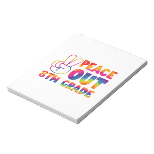 Bloc-note Tranquillité 8e année Teinture Jour Dernier 8e ann (Tourné)