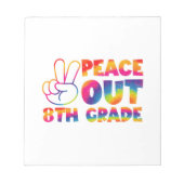 Bloc-note Tranquillité 8e année Teinture Jour Dernier 8e ann (Devant)