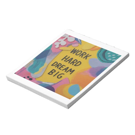 Bloc-note Travailler dur rêve Big (Tourné)