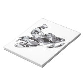 Bloc-note Travailleur de la neige camouflé gris (Tourné)