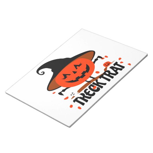 Bloc-note Treck Trat Citrouille Sourire (Incliné)