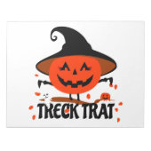 Bloc-note Treck Trat Citrouille Sourire (Devant)