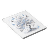 Bloc-note Tree of Life Blue Butterflies Notepad (Incliné)