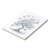 Bloc-note Tree of Life Blue Butterflies Notepad (Tourné)