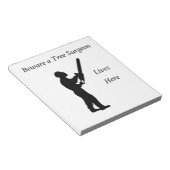 Bloc-note Tree Surgeon Arborist at work present Chainsaw (Incliné)