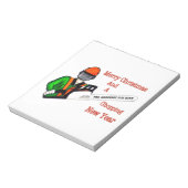 Bloc-note Tree Surgeon Arborist at work present Chainsaw (Tourné)