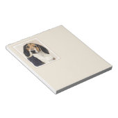 Bloc-note Treeing Walker Coonhound Peinture - Art original (Incliné)