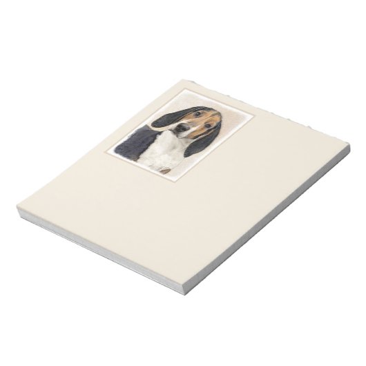 Bloc-note Treeing Walker Coonhound Peinture - Art original (Tourné)