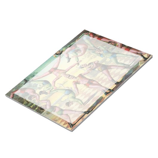 Bloc-note Treize hommes faisant des acrobaties (Incliné)