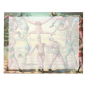 Bloc-note Treize hommes faisant des acrobaties (Devant)