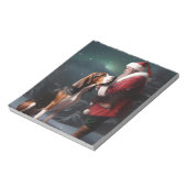 Bloc-note Trek Walker Coonhound Noël du Père Noël (Tourné)