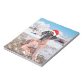 Bloc-note Très Beau Chien Danse Assis Dans Le Casquette De N (Tourné)