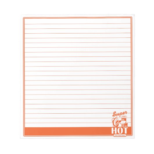 BLOC-NOTE TRÈS CHAUD (Devant)