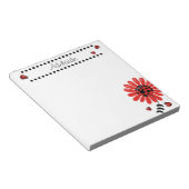 Bloc-note Très moderne Red Ladybug Personnalisé (Incliné)