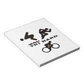 Bloc-note Tri Hard Triathlon Cadeaux Vêtements et accessoire (Incliné)