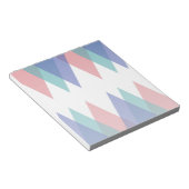 Bloc-note Triangles bleu et corail (Incliné)