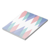 Bloc-note Triangles bleu et corail (Tourné)