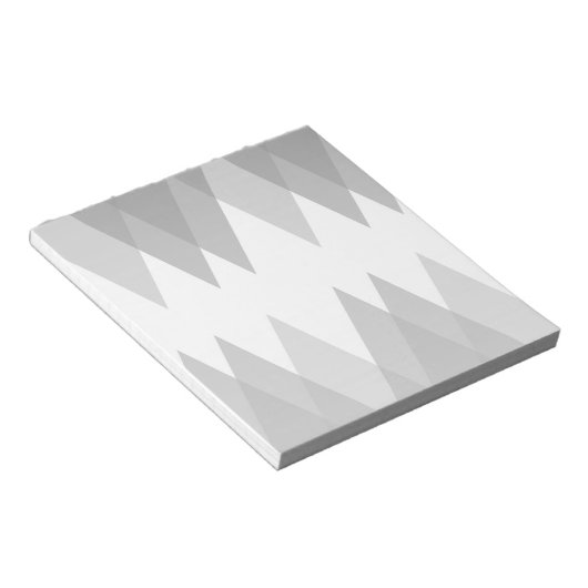 Bloc-note Triangles gris (Incliné)