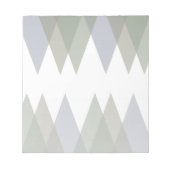 Bloc-note Triangles kaki (Devant)